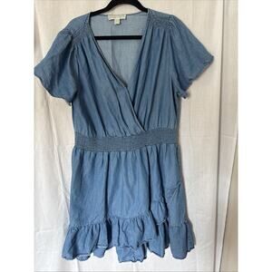 Michael Kors Denim Shirt Dress Size 1X